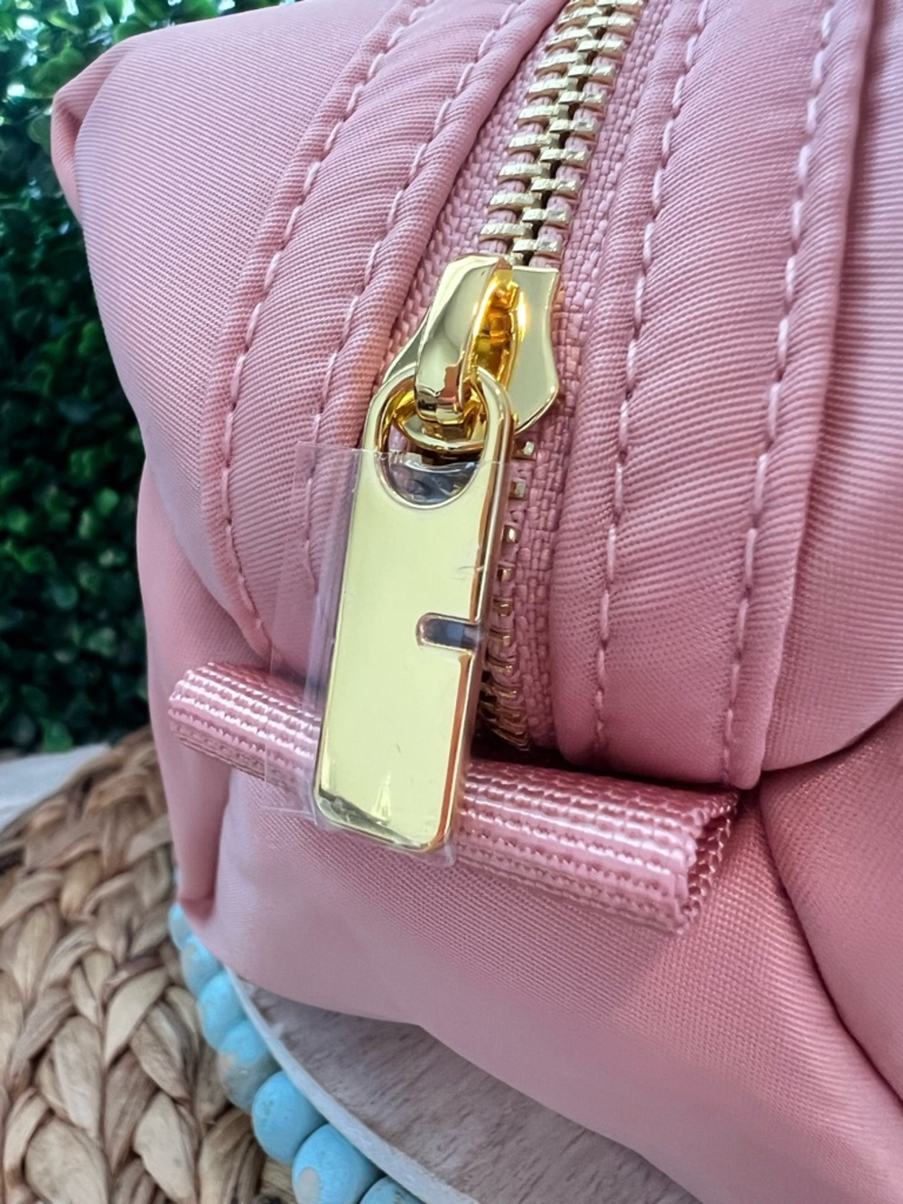 New Burberry Her Pink Cosmetic Travel Pouch with Strap | Burberry Goddess - Picture 7 of 11